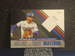 Mookie Betts [Black] #MLM-MB Baseball Cards 2024 Topps Major League Material Prices