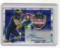 Aidan Hutchinson [Prismatic Silver] Football Cards 2022 Leaf Metal Draft State Pride Prices