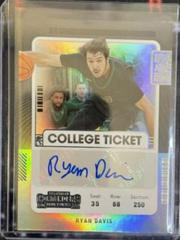 Ryan Davis #CT-RDA Basketball Cards 2022 Panini Chronicles Draft Picks Contenders College Ticket Autograph Prices