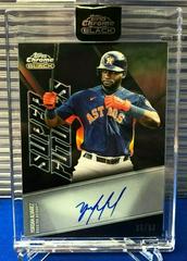 Yordan Alvarez #SFA-YA Baseball Cards 2021 Topps Chrome Black Super Futures Autographs Prices