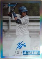 Kevin Alcantara [Refractor] #93PA-KA Baseball Cards 2021 Bowman Heritage Chrome Prospect Autographs Prices