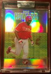 Ryan Howard [Refractor] Baseball Cards 2003 Topps Pristine Prices