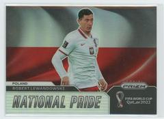 Robert Lewandowski Soccer Cards 2022 Panini Prizm World Cup National Pride Prices