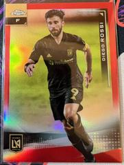 Diego Rossi [SP Red Refractor] Soccer Cards 2021 Topps Chrome MLS Prices