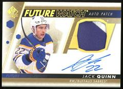 Jack Quinn #FWAP-JQ Hockey Cards 2022 SP Authentic Future Watch Autograph Patch Prices