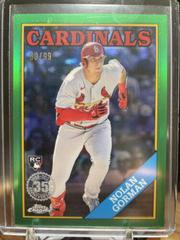 Nolan Gorman [Green] #88BC-18 Baseball Cards 2023 Topps Chrome 1988 Prices