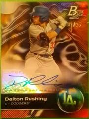 Dalton Rushing [Autograph Orange] #TOP-32 Baseball Cards 2023 Bowman Platinum Top Prospects Prices