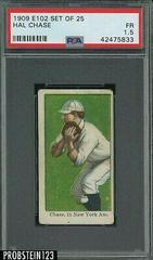 Hal Chase Baseball Cards 1909 E102 Set of 25 Prices
