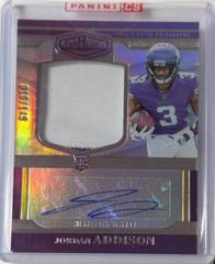 Jordan Addison #RPA-10 Football Cards 2023 Panini Plates and Patches Rookie Patch Autographs Prices