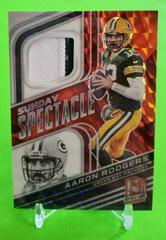 Aaron Rodgers [Neon Orange] #SS-ARO Football Cards 2022 Panini Spectra Sunday Spectacle Prices