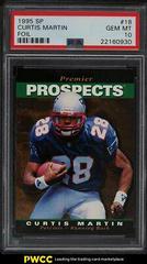 Curtis Martin [Foil] Football Cards 1995 SP Prices