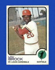 Lou Brock #320 Baseball Cards 1973 Topps Prices