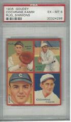 Cochrane, Kamm, Ruel, Simmons #6A Baseball Cards 1935 Goudey 4 in 1 Prices