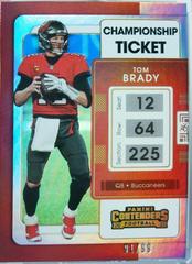 Tom Brady [Championship] Football Cards 2021 Panini Contenders Prices