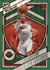 Russell Westbrook [Green Flood] #15 Basketball Cards 2020 Donruss Complete Players Prices