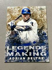 Adrian Beltre [Gold] #27 Baseball Cards 2018 Topps Legends in the Making Prices