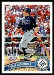Evan Longoria #186 Baseball Cards 2011 Topps Opening Day Prices