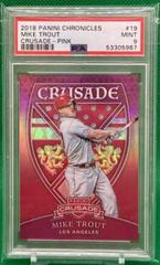 Mike Trout [Pink] #19 Baseball Cards 2018 Panini Chronicles Crusade Prices