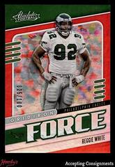 Reggie White [Spectrum Red] #18 Football Cards 2019 Panini Absolute Gridiron Force Prices