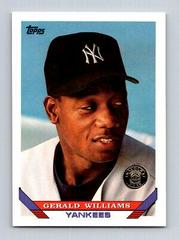 Gerald Williams [Col. Rockies Inaugural] Baseball Cards 1993 Topps Prices