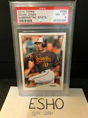 Adam Jones [Sabermetric Stats] #398 Baseball Cards 2014 Topps Prices