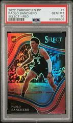 Paolo Banchero [Red] #3 Basketball Cards 2022 Panini Chronicles Draft Picks Select Prices