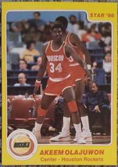 Akeem Olajuwon Basketball Cards 1985 Star Prices