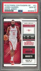 James Harden [White Jersey Cracked Ice] #21 Basketball Cards 2018 Panini Contenders Draft Picks Prices