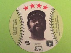 Luis Tiant Baseball Cards 1977 Detroit Caesars Discs Prices