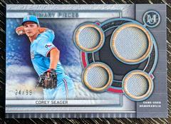Corey Seager #MMR-CS Baseball Cards 2023 Topps Museum Collection Meaningful Materials Relics Prices