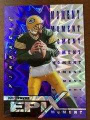 Brett Favre [Moment Purple] Football Cards 1997 Pinnacle Epix Prices