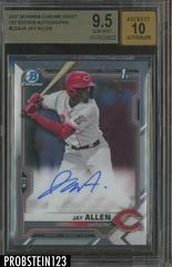 Jay Allen #CDA-JA Baseball Cards 2021 Bowman Draft 1st Edition Chrome Autographs Prices
