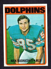 Nick Buoniconti #43 Football Cards 1972 Topps Prices
