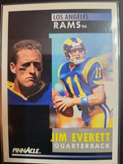 Jim Everett #15 Football Cards 1991 Pinnacle Prices