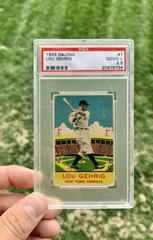 Lou Gehrig Baseball Cards 1933 DeLong Prices