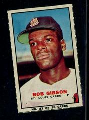 Bob Gibson [Hand Cut] Baseball Cards 1965 Bazooka Prices