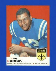 Tony Lorick #61 Football Cards 1969 Topps Prices