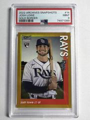 Josh Lowe [Gold] #14 Baseball Cards 2022 Topps Archives Snapshots Prices