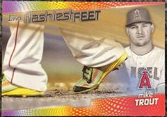 Mike Trout [Gold] #FF-10 Baseball Cards 2022 Topps Flashiest Feet Prices