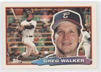 GREG WALKER #105 Baseball Cards 1988 Topps Big Prices