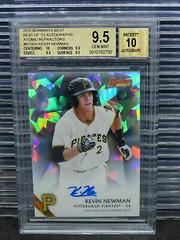 Kevin Newman [Atomic Refractor] Baseball Cards 2015 Bowman's Best of Autographs Prices