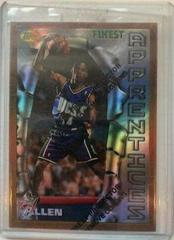 Ray Allen [Refractor w Coating] Basketball Cards 1996 Finest Prices
