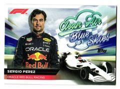 Sergio Perez [] #CABS-SP Racing Cards 2022 Topps Formula 1 Clean Air Blue Skies Prices