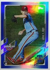 Spencer Howard [Blue Foil] Baseball Cards 2021 Topps Opening Day Prices