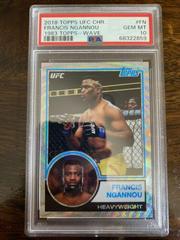 Francis Ngannou [Wave] Ufc Cards 2018 Topps UFC Chrome 1983 Prices