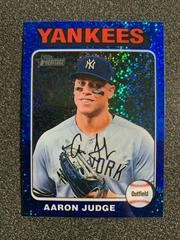 Aaron Judge [Blue Sparkle Refractor] #112 Baseball Cards 2024 Topps Heritage Chrome Prices