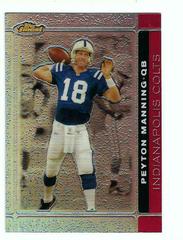 Peyton Manning [Refractor] #1 Football Cards 2007 Topps Finest Prices