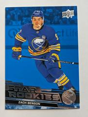 Zach Benson [Blue] #25 Hockey Cards 2023 Upper Deck Star Rookies Prices