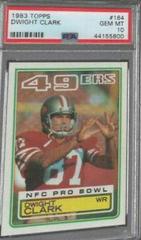Dwight Clark #164 Football Cards 1983 Topps Prices