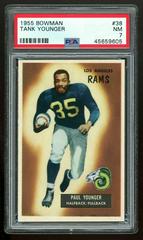 Tank Younger #38 Football Cards 1955 Bowman Prices